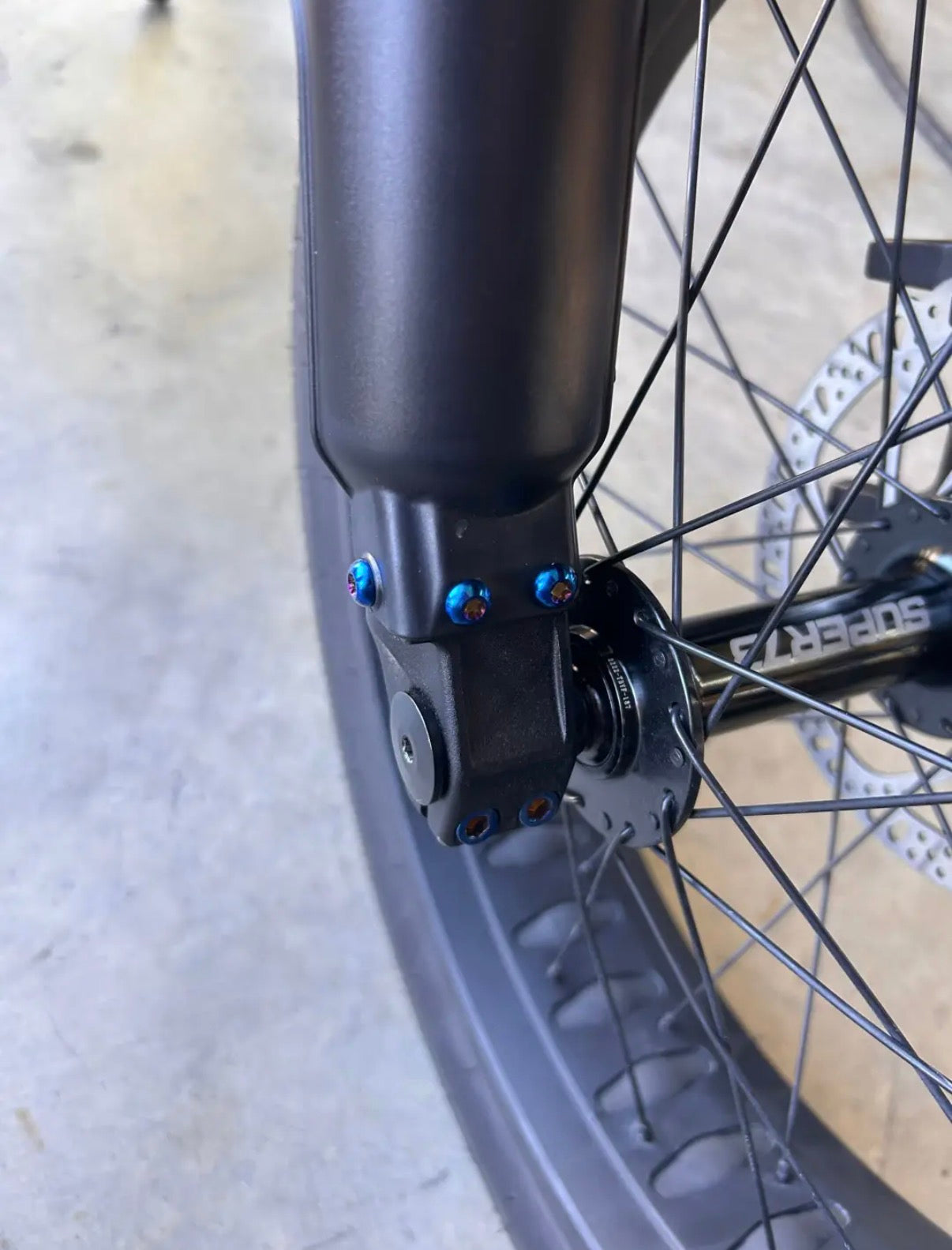 Titanium Fork Guard Bolts