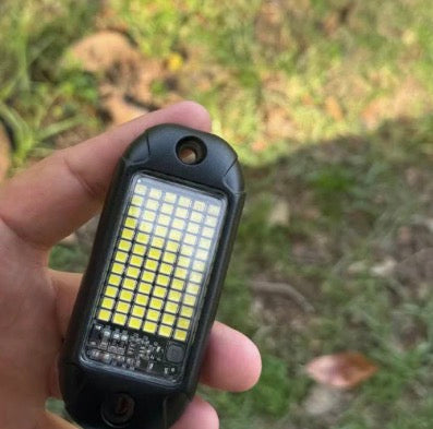 Battery Powered High-Output Rock Light with a switch (fits all bikes)