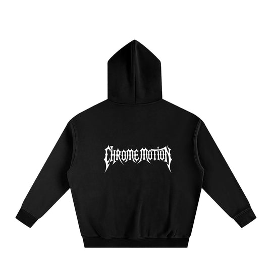 CHROME MOTION HOODIE BLACK