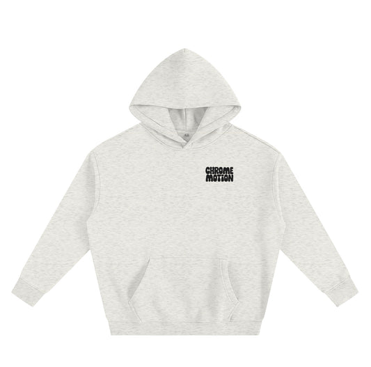 CHROME MOTION BUBBLE HOODIE GREY