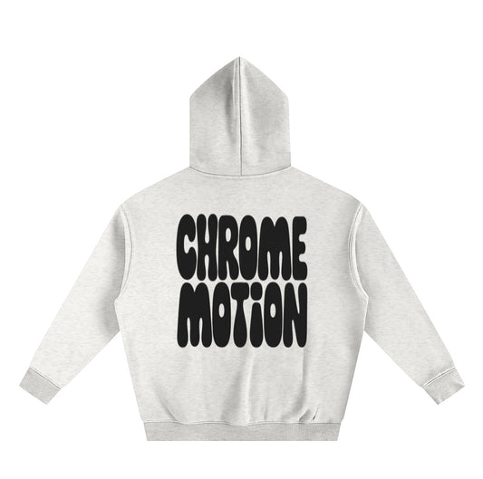 CHROME MOTION BUBBLE HOODIE GREY
