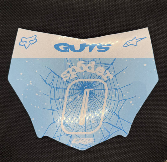 Light Blue Sp5der Decal